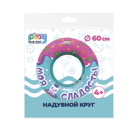 Надувной плавательный круг Единорог ПВХ 60 см
