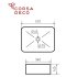 Раковина Corsa Deco Crystal 51 см накладная белая/черная матовая (ABCR51RWB)