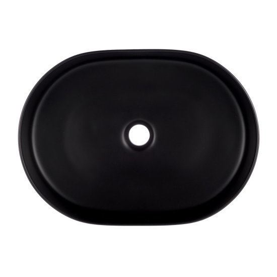 Раковина Corsa Deco WX300 50 см накладная черная (ABWX37OB)