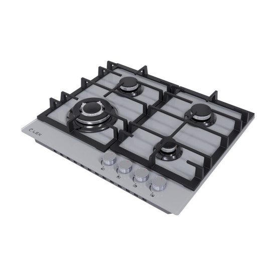 Варочная панель газовая Lex GVG 645 GR 4 конфорки серая