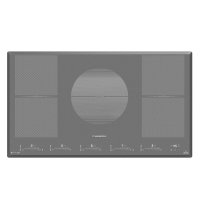 Варочная панель индукционная Maunfeld CVI905SFLGR Inverter 5 конфорок серая