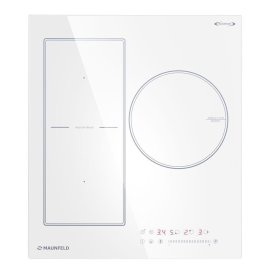 Варочная панель индукционная Maunfeld CVI453SBWH Inverter 3 конфорки белая