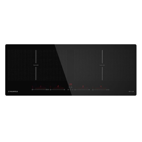 Варочная панель индукционная Maunfeld CVI904SFLBK Inverter 4 конфорки черная