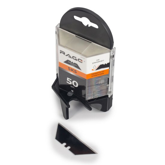 Лезвие для ножа Rage by Vira 19 мм трапеция (50 шт.)
