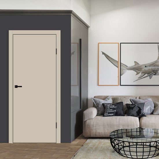 Дверь межкомнатная Байс 700х2000 мм ПЭТ кварцит глухая