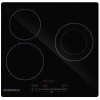 Варочная панель электрическая Maunfeld EVCE453SDPBK 3 конфорки черная