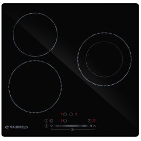 Варочная панель электрическая Maunfeld EVCE453SDPBK 3 конфорки черная