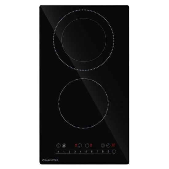 Варочная панель электрическая Maunfeld EVCE292SDPBK 2 конфорки черная