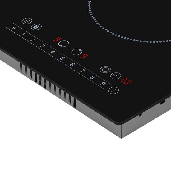 Варочная панель электрическая Maunfeld EVCE292SDPBK 2 конфорки черная