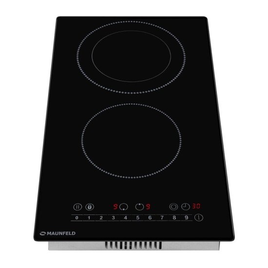 Варочная панель электрическая Maunfeld EVCE292SDPBK 2 конфорки черная