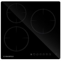 Варочная панель электрическая Maunfeld AVCE453BK 3 конфорки черная
