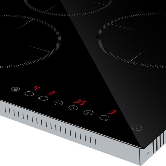 Варочная панель электрическая Maunfeld AVCE453BK 3 конфорки черная