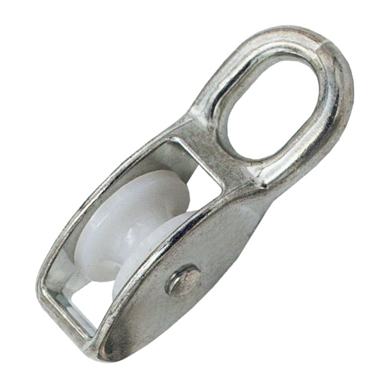 Блок одинарный с проушиной и шкивом 3.5x50 мм сталь оцинкованная 1 шт.