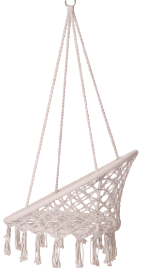 Подвесное кресло-гамак dia80 одноместное белый
