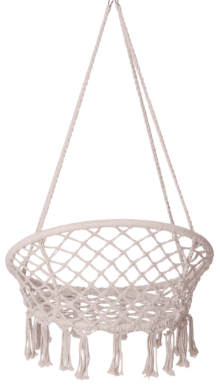 Подвесное кресло-гамак dia80 одноместное белый