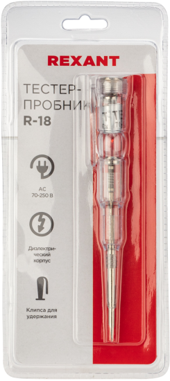 Отвертка-тестер Rexant 12-2036 R-18