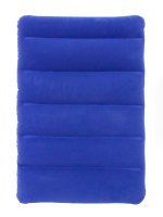 Надувная подушка флокированная ПВХ 10x31 см синяя