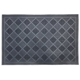 Коврик грязезащитный Mix Mat Rhomb 40x60 см резина цвет черный