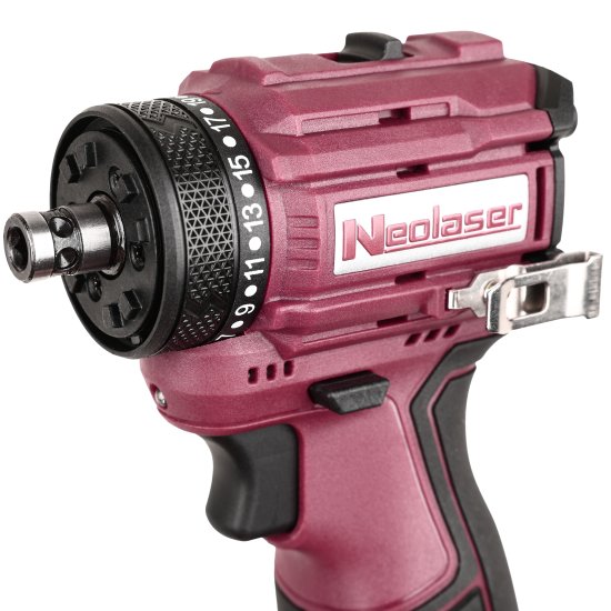 Дрель-шуруповерт аккумуляторная бесщеточная Neolaser NCDB-50-16BS, 16 В Li-Ion 2x2 Ач