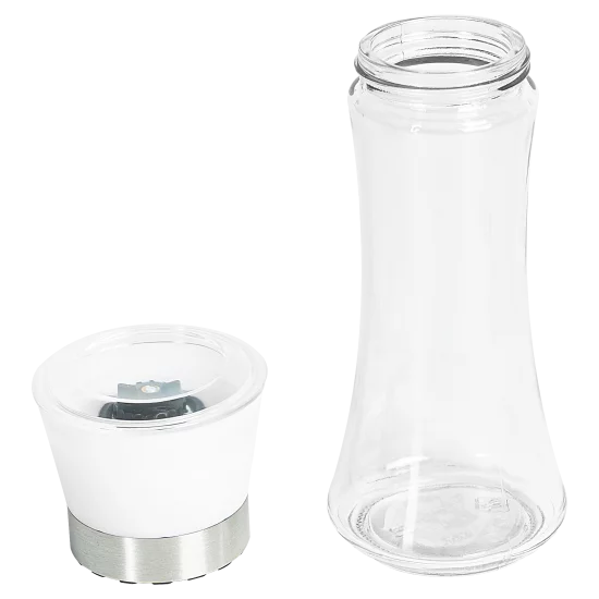 Мельница для специй 0.231 л стекло цвет белый
