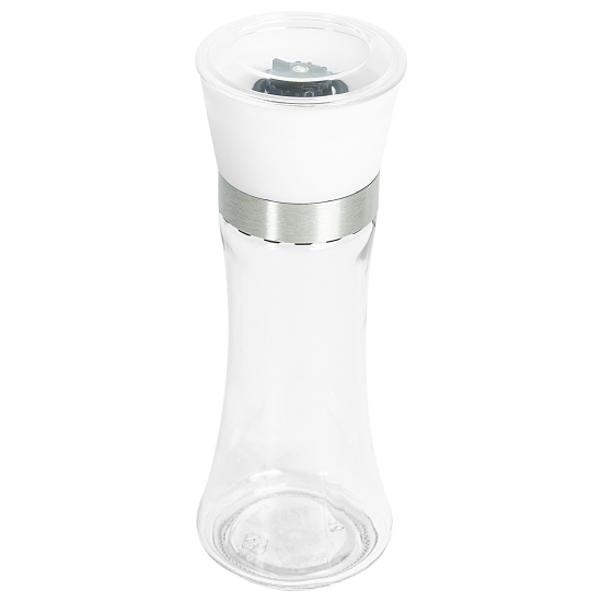 Мельница для специй 0.231 л стекло цвет белый