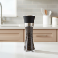 Мельница для специй 0.231 л стекло цвет черный