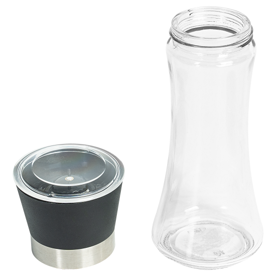 Мельница для специй 0.231 л стекло цвет черный