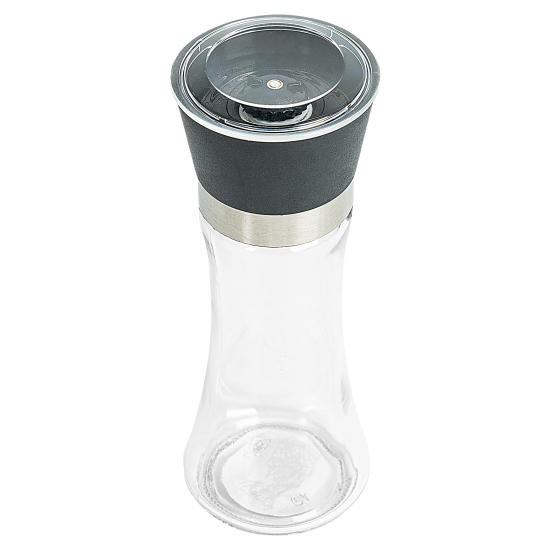 Мельница для специй 0.231 л стекло цвет черный