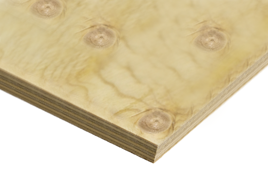 Фанера 9 мм влагостойкая нешлифованная 1525x1525 мм ФСФ сорт 4/4. 2.325 м²