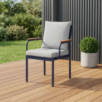 Садовое кресло с подушкой Garden Story Rockhill GS064 57x62x87 см алюминий