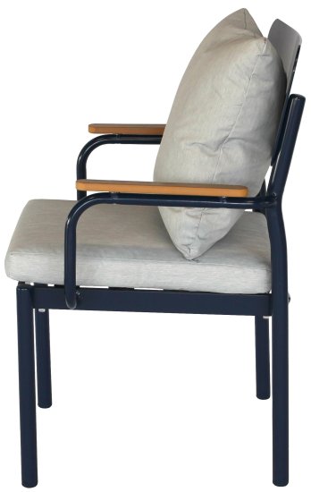 Садовое кресло с подушкой Garden Story Rockhill GS064 57x62x87 см алюминий