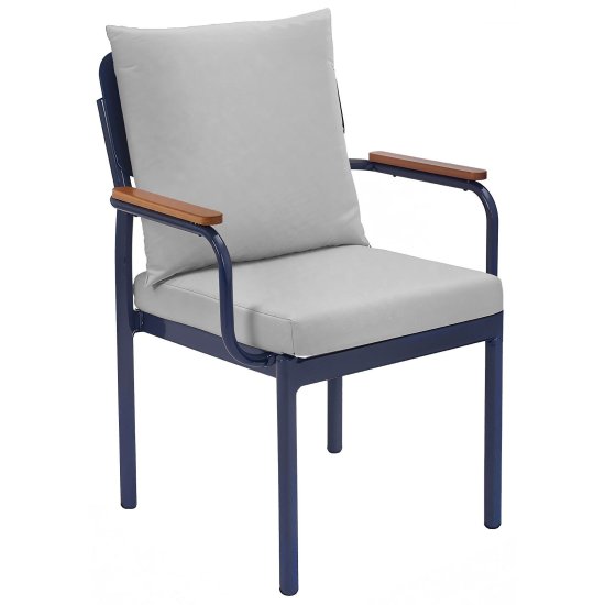 Садовое кресло с подушкой Garden Story Rockhill GS064 57x62x87 см алюминий