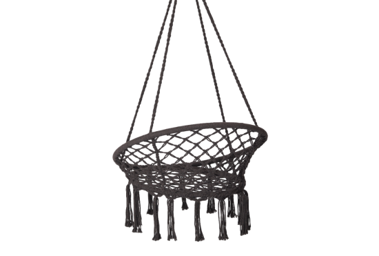 Подвесное кресло-гамак dia80 одноместное темно-серый