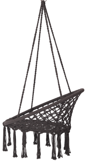 Подвесное кресло-гамак dia80 одноместное темно-серый
