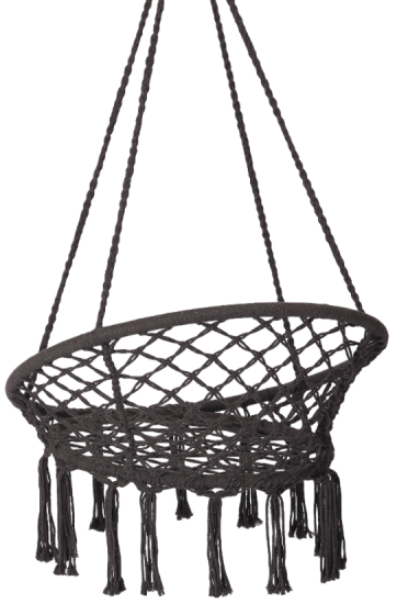 Подвесное кресло-гамак dia80 одноместное темно-серый