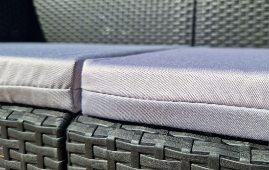 Диван садовый BEGINIA Basegi 189.5x69.5x79 см полипропилен темно-серый