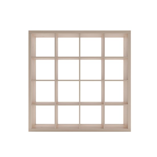 Стеллаж Тамбурат 16 секций KONSENSA 143.7x143.7x31.7 см ЛДСП цвет дуб