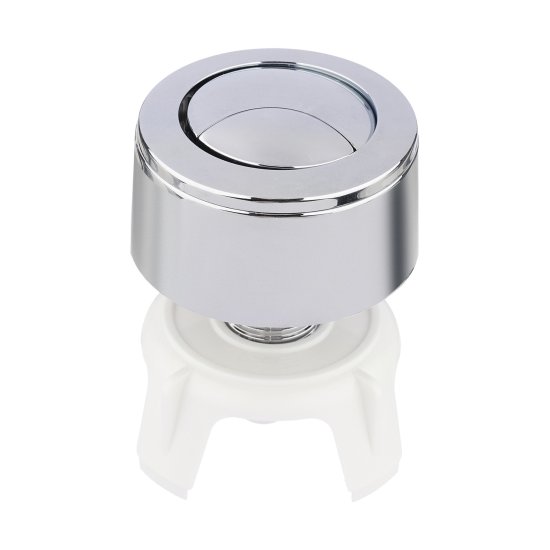 Сливной клапан для бачка MONLID тросовый кнопка 2 режима хром