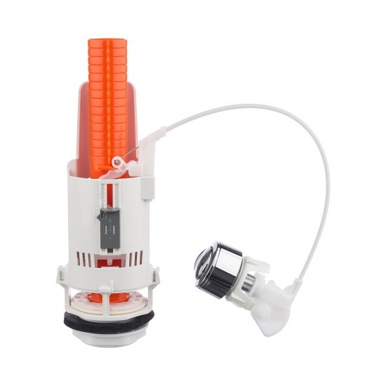 Комплект арматуры для бачка унитаза MONLID тросовый нижнее подключение 1/2