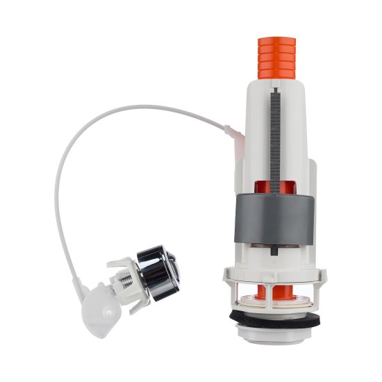 Комплект арматуры для бачка унитаза MONLID тросовый нижнее подключение 1/2