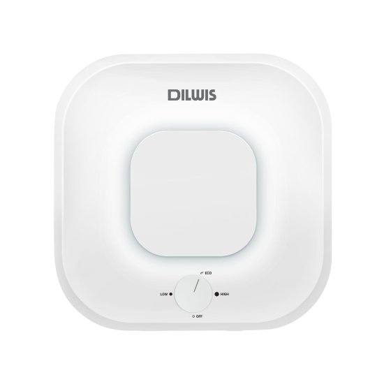 Накопительный водонагреватель электрический 10 л DILWIS DS 10 O 2 кВт эмалированная сталь