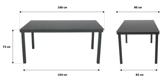 Набор обеденной мебели для сада Garden Story Edmonds GS065 алюминий серый стол обеденный 1 шт., стулья 6 шт.