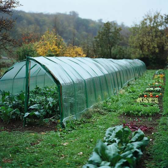 Укрывной материал BEGINIA 200 мкм 4x10 м полиэтилен зеленый