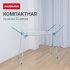 Сушилка для белья напольная Hausmann 900х1680х1080 мм белая
