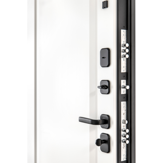 Дверь входная металлическая Альпика 98x205 см правая белая