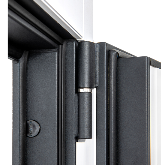 Дверь входная металлическая Альпика 98x205 см правая белая