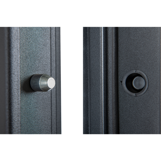 Дверь входная металлическая Альпика 98x205 см правая белая