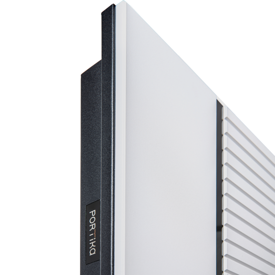 Дверь входная металлическая Альпика 98x205 см правая белая