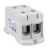 Клемма силовая двойная EKF PROxima 35-150 кв.мм 800 В вводная серая (kvs2-35-150-grey)