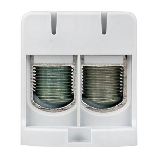 Клемма силовая двойная EKF PROxima 35-150 кв.мм 800 В вводная серая (kvs2-35-150-grey)